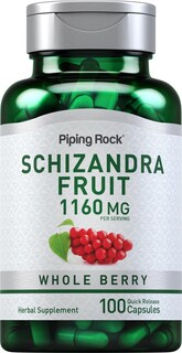 Foto 1 | Foto 1 | Suplemento Piping Rock Schizandra Berry Fruit 1160 Mg 100 Cápsulas - Venta Internacional.