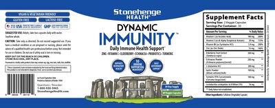 Foto 5 | Foto 5 | Suplemento Stonehenge Health Dynamic Immunity 10 En 1, 60 Cápsulas - Venta Internacional.