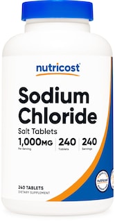 Foto 1 | Foto 1 | Tabletas De Sal Nutricost, Cloruro De Sodio, 1000 Mg, 240 Tabletas - Venta Internacional.
