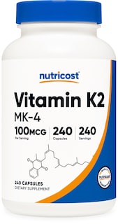 Foto 1 | Foto 1 | Suplemento Nutricost De Vitamina K2 (mk4) 240 Cápsulas 100 Mcg - Venta Internacional.