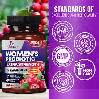 Foto 4 | Foto 4 | Suplemento Probiótico Nature's Nutrition Women 90b Cfu 60 Cápsulas - Venta Internacional.