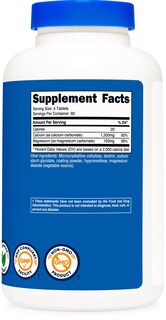 Foto 5 | Foto 5 | Suplemento Nutricost Calcio Y Magnesio 240 Comprimidos - Venta Internacional