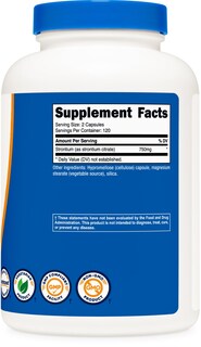 Foto 5 | Foto 5 | Suplemento Nutricost De Citrato De Estroncio 750 Mg 240 Cápsulas - Venta Internacional.