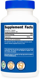 Foto 5 | Foto 5 | Suplemento Nutricost Pregnenolone 100 Mg 120 Cápsulas - Venta Internacional.