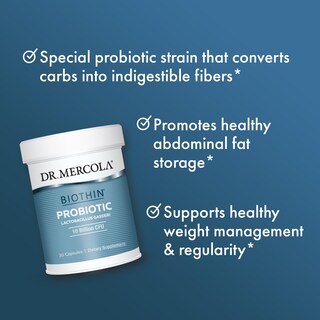 Foto 4 | Foto 4 | Suplemento Dr. Mercola Biothin Probiotic De 10 Mil Millones De Cfu - Venta Internacional.