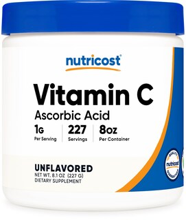 Foto 1 | Foto 1 | Vitamina C En Polvo Ácido Ascórbico Nutricost 227 G (8 Oz) - Venta Internacional.