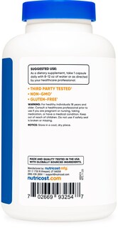 Foto 4 | Foto 4 | Suplemento Nutricost L-fenilalanina 500 Mg 180 Cápsulas - Venta Internacional.
