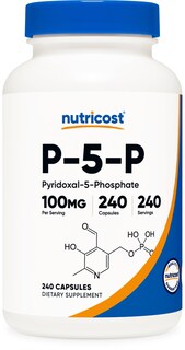 Foto 1 | Foto 1 | Suplemento Nutricost P5p De Vitamina B6 100 Mg 240 Cápsulas - Venta Internacional.