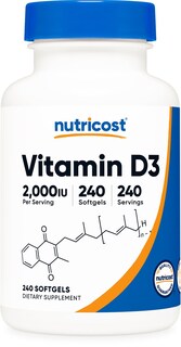 Foto 1 | Foto 1 | Suplemento Nutricost Vitamina D3 2000 Ui 240 Cápsulas - Venta Internacional