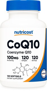 Foto 1 | Foto 1 | Suplemento De Coq10 Nutricost, Cápsulas Blandas, 100 Mg, 120 Porciones - Venta Internacional.