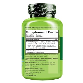 Foto 3 | Foto 3 | Suplemento Probiótico Naturelo 50 Mil Millones De Cfu 60 Cápsulas (x2) - Venta Internacional.