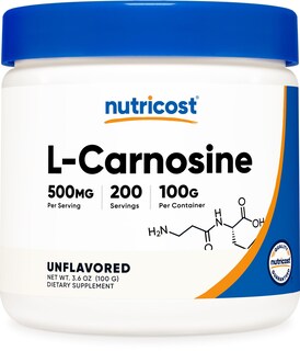 Foto 1 | Foto 1 | Polvo de L-Carnosina Nutricost 100g sin OGM - Venta Internacional