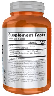 Foto 2 | Foto 2 | Suplemento Now Foods Sports Nutrition Tribulus 1000 mg 180 Comprimidos - Venta Internacional