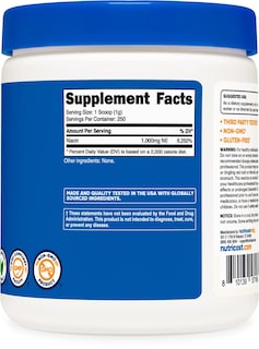 Foto 5 | Foto 5 | Suplemento Nutricost De Niacina Y Vitamina B3 En Polvo, 250 G - Venta Internacional.