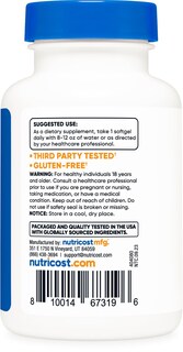 Foto 4 | Foto 4 | Suplemento Nutricost de Astaxantina 6 Mg 120 Cápsulas - Venta Internacional