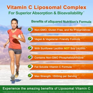 Foto 3 | Foto 3 | Suplemento De Vitamina C Liposomal De Squared Nutrition 1500 Mg - Venta Internacional.