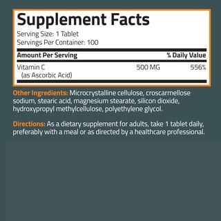 Foto 6 | Foto 6 | Suplemento Bronson De Vitamina C 500 Mg, 100 Tabletas Vegetarianas - Venta Internacional.
