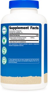 Foto 5 | Foto 5 | Suplemento Nutricost De Canela Orgánica De Ceilán 150 Cápsulas - Venta Internacional.