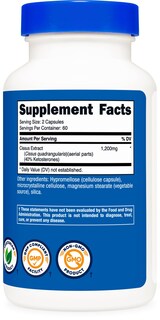 Foto 5 | Foto 5 | Suplemento Nutricost Cissus Quadrangularis 120 Cápsulas - Venta Internacional.