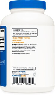 Foto 5 | Foto 5 | Suplemento Nutricost De Vitamina C Con Escaramujo, 1025 Mg, 240 Cápsulas - Venta Internacional.