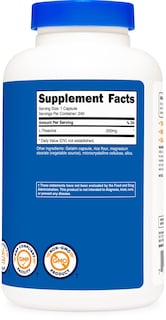 Foto 4 | Foto 4 | Suplemento Nutricost L-teanina 200 Mg 240 Cápsulas - Venta Internacional.