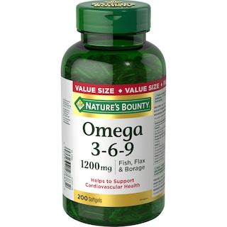 Foto 1 | Foto 1 | Suplemento Nature's Bounty Omega-3-6-9 1200 Mg 200 Cápsulas Blandas - Venta Internacional.