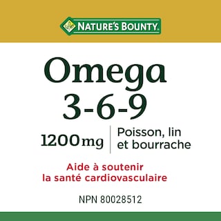 Foto 3 | Foto 3 | Suplemento Nature's Bounty Omega-3-6-9 1200 Mg 200 Cápsulas Blandas - Venta Internacional.
