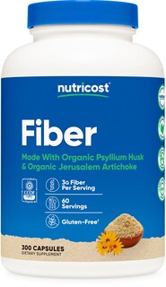Foto 1 | Foto 1 | Suplemento De Fibra Nutricost 300 Cápsulas Con 3 G De Fibra - Venta Internacional.