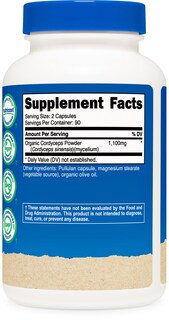 Foto 5 | Foto 5 | Suplemento Nutricost, Cápsulas De Hongos Cordyceps, 1100 Mg - Venta Internacional.