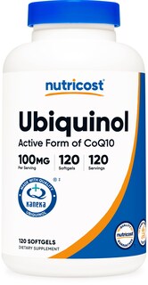 Foto 1 | Foto 1 | Suplemento Nutricost, Cápsulas Blandas De Ubiquinol, 100 Mg, 120 Cápsulas Blandas - Venta Internacional.