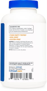 Foto 4 | Foto 4 | Suplemento Nutricost, Cápsulas Blandas De Ubiquinol, 100 Mg, 120 Cápsulas Blandas - Venta Internacional.