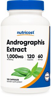 Foto 1 | Foto 1 | Suplemento Nutricost: Extracto De Andrographis, Cápsulas De 1000 Mg - Venta Internacional.