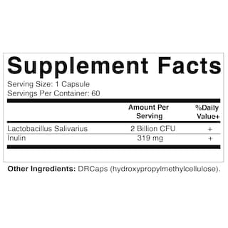 Foto 2 | Foto 2 | Suplemento Vitamático Lactobacillus Salivarius 2b Cfu 60 Cápsulas - Venta Internacional