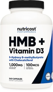 Foto 1 | Foto 1 | Suplemento Nutricost Hmb 1000 Mg Y Vitamina D3 4000 Ui 240 Cápsulas - Venta Internacional.