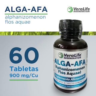 Foto 2 | Foto 2 | Alga Afa - 60 Tabletas 900 Mg - Multivitaminico - Veralife