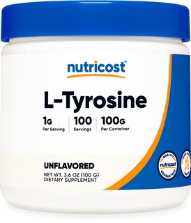 Foto 1 | Foto 1 | Suplemento Nutricost L-tirosina En Polvo 100 G (100 Porciones) - Venta Internacional.