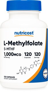 Foto 1 | Foto 1 | Suplemento Nutricost De Metilfolato, 1000 Mcg, 120 Cápsulas - Venta Internacional.