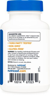 Foto 4 | Foto 4 | Suplemento Nutricost De Metilfolato, 1000 Mcg, 120 Cápsulas - Venta Internacional.