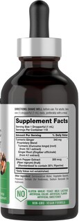 Foto 2 | Foto 2 | Suplemento Horbäach De Cúrcuma Y Jengibre De 120 Ml Con Pimienta Negra - Venta Internacional.