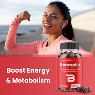 Foto 4 | Foto 4 | Las Gomitas Con Complejo De Vitamina B Nutrachamps Aumentan La Energía Y El Metabolismo - Venta Internacional.