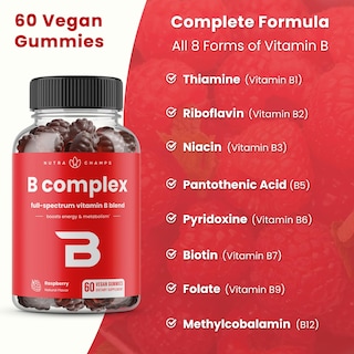 Foto 5 | Foto 5 | Las Gomitas Con Complejo De Vitamina B Nutrachamps Aumentan La Energía Y El Metabolismo - Venta Internacional.