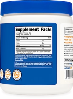 Foto 5 | Foto 5 | Suplemento De Calostro En Polvo Nutricost, 240 Ml, 30% De Anticuerpos Igg - Venta Internacional.