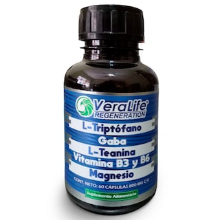 Foto 1 | Foto 1 | Multivitaminico Con L-triptofano - 60 Caps 800mg - Veralife