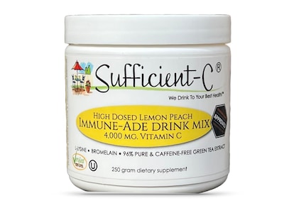 Foto 1 | Foto 1 | Suplemento Sufficient-c, Bebida De Vitamina C En Dosis Altas De 4000 Mg, 250 G - Venta Internacional.