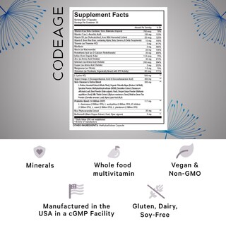 Foto 2 | Foto 2 | Suplemento Codeage Clearface De Ácido Pantoténico, Niacina, 90 Cápsulas - Venta Internacional.