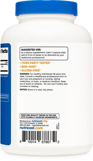 Foto 4 | Foto 4 | Suplemento Nutricost Fadogia Agrestis 600 Mg 240 Cápsulas - Venta Internacional.