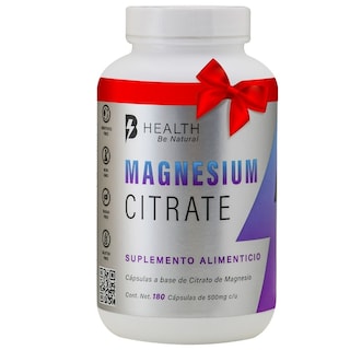 Foto 1 | Foto 1 | Citrato de Magnesio B Health B Natural 100% Natural sin Azúcar 180 Cápsulas