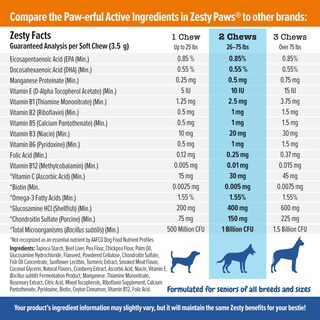 Foto 4 | Foto 4 | Tratamientos Multivitamínicos Para Perros Zesty Paws Senior Con Glucosamina - Venta Internacional.