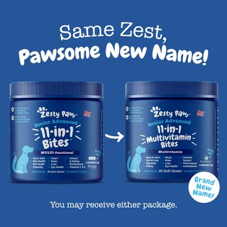 Foto 7 | Foto 7 | Tratamientos Multivitamínicos Para Perros Zesty Paws Senior Con Glucosamina - Venta Internacional.
