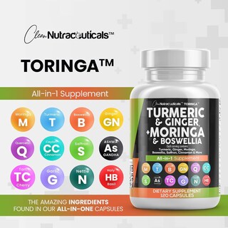 Foto 3 | Foto 3 | Supplement Clean Nutraceuticals, Cúrcuma, Moringa Y Jengibre, Paquete De 3 - Venta Internacional.